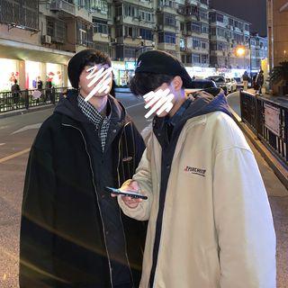 Couple-matching Fleece Paneled Hooded Jacket