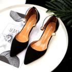 Beaded Pointy Heel Sandals