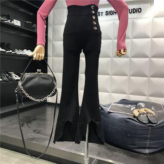 High-waist Bell Bottom Pants