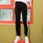 Chiffon Panel Sweatpants