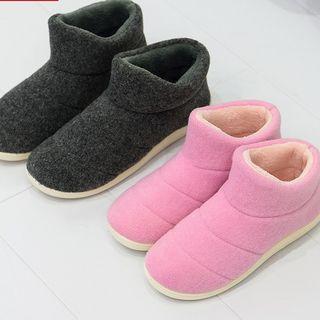 Fluffy High-top Lined Booties