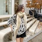 Over-fit Leopard Sweater