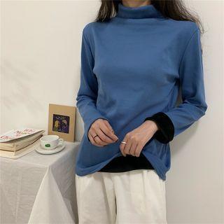 Long-sleeve Turtleneck / Mock-neck Top
