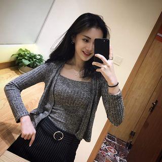 Set: Camisole Top + Cardigan