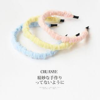 Set: Organza Headband + Hair Clip + Scrunchie
