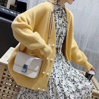Double-breasted Boxy Cardigan