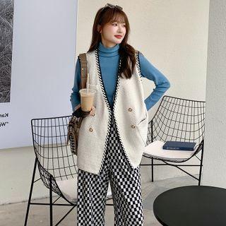 Trim Knit Vest