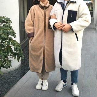 Mock Neck Fleece Jacket