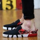 Canvas Applique Mule Sneakers