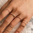 Set Of 10: Alloy Ring