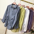 Drawstring Ruched Shirt