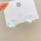 Flower Acrylic Earring 1 Pair - 1 - White - One Size