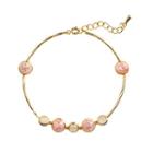 Bead & Cat Eye Stone Bracelet