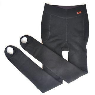 Stirrup Leggings 130 - Black & Gray - One Size