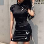 Butterfly Short-sleeve Qipao