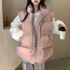 Oversized Pullover / Padded Vest Jacket