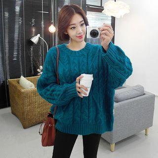 Loose-fit Cable Sweater