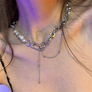 Thick Chain Necklace Gold - One Size