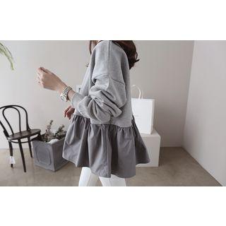 Ruffle-hem Cotton Pullover