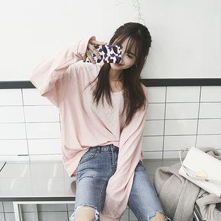 V-neck M Lange Loose-fit T-shirt