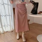 Plain Shirred Semi Skirt