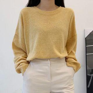 Colored Wool Blend M Lange Knit Top