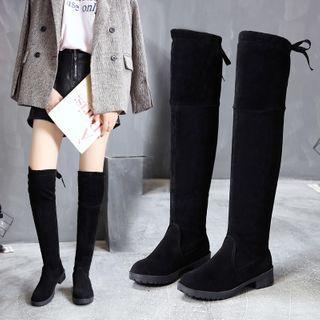 Ribbon Over-the-knee Boots