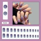 Gradient Faux Nail Tips R264 - Purple - One Size