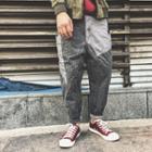 Two-tone Baggy Jeans