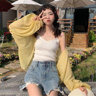 Light Jacket / Spaghetti Strap Top