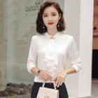 Jabot Blouse / Dress Pants