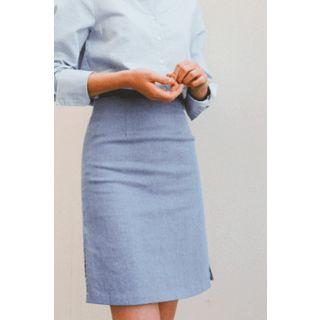 Slit-hem A-line Skirt