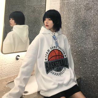 Basketball Print Hoodie