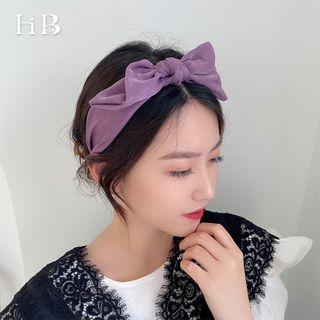 Fabric Bow Headband As Shown In Figure - One Size