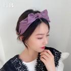 Fabric Bow Headband As Shown In Figure - One Size