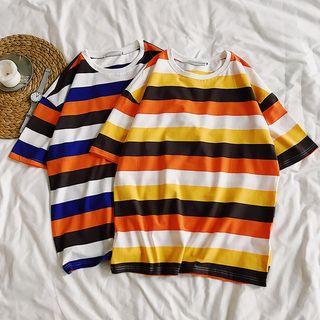 Zebra Stripe Short-sleeve T-shrit