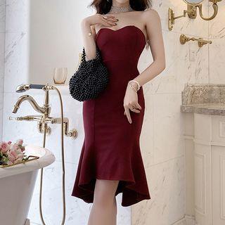 Strapless Mini Mermaid Dress