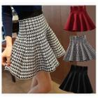 High-waist Mini A-line Skirt