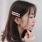 Natural Pearl Hair Clip Faux Pearl - One Size