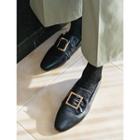 Buckled Bow Flat Loafers