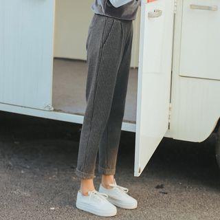 Pinstripe Cuffed Pants