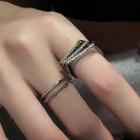 Layered Alloy Open Ring (various Designs) / Set