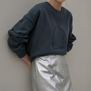 Logo-embroidered Oversized Sweatshirt