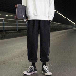 Elastic-waist Jogger Jeans