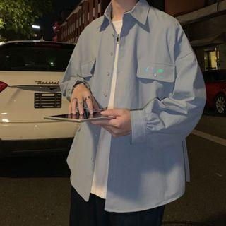 Dinosaur Print Cargo Shirt