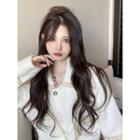 Braided Trim Polo-neck Cardigan