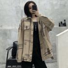 Long Sleeve Plaid Light Jacket