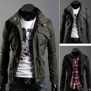Drawstring Utility Jacket