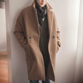 Woolen Coat Camel - M