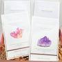Crystal Mask - Amethyst Crystal Deep Hydration Mask + Rose Quartz Intensive Moisturizing Mask Premium Box 4 Sets X 5 Pcs
